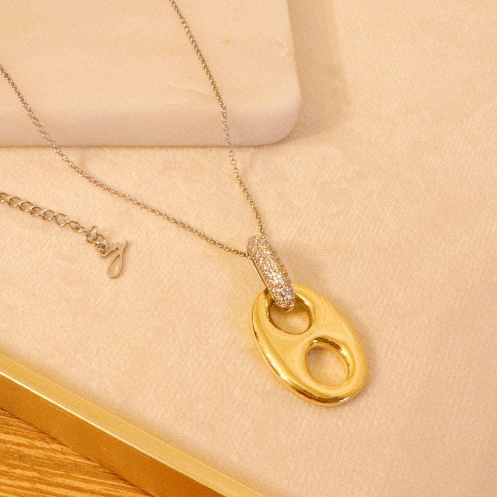 Glam Horse Bit Drop Necklace