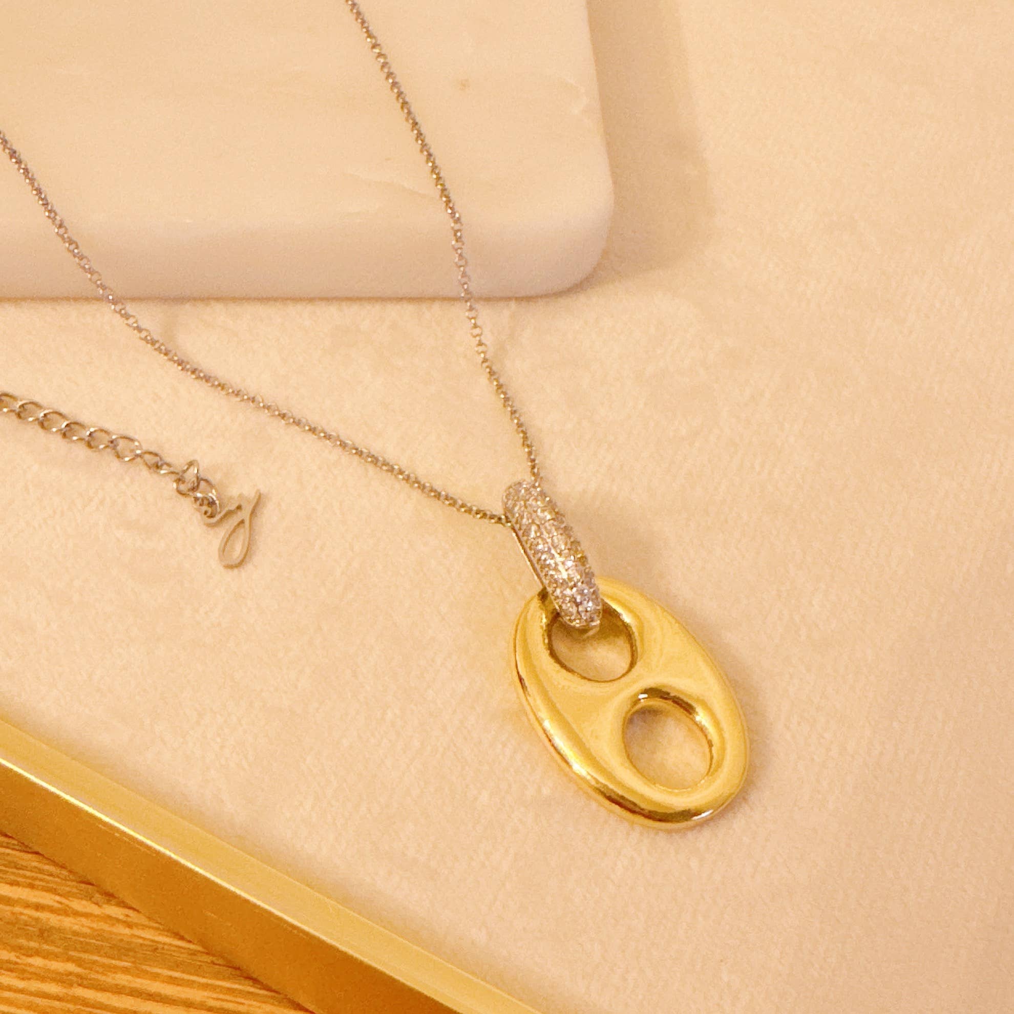 Glam Horse Bit Drop Necklace