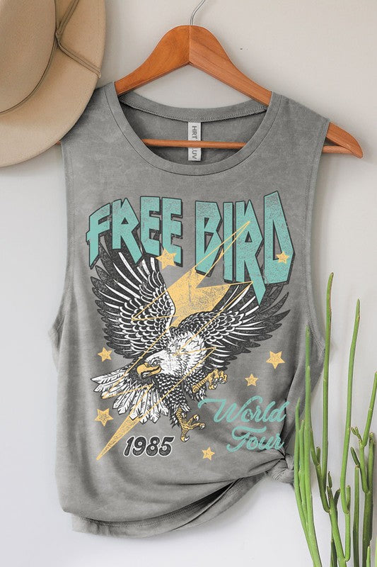 FREE BIRD 1985 Tank White