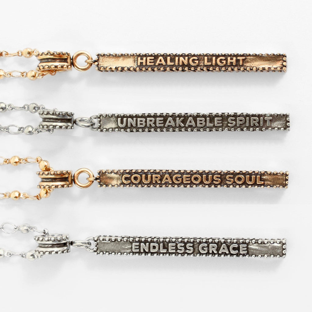 Healing Light Necklace: Silver