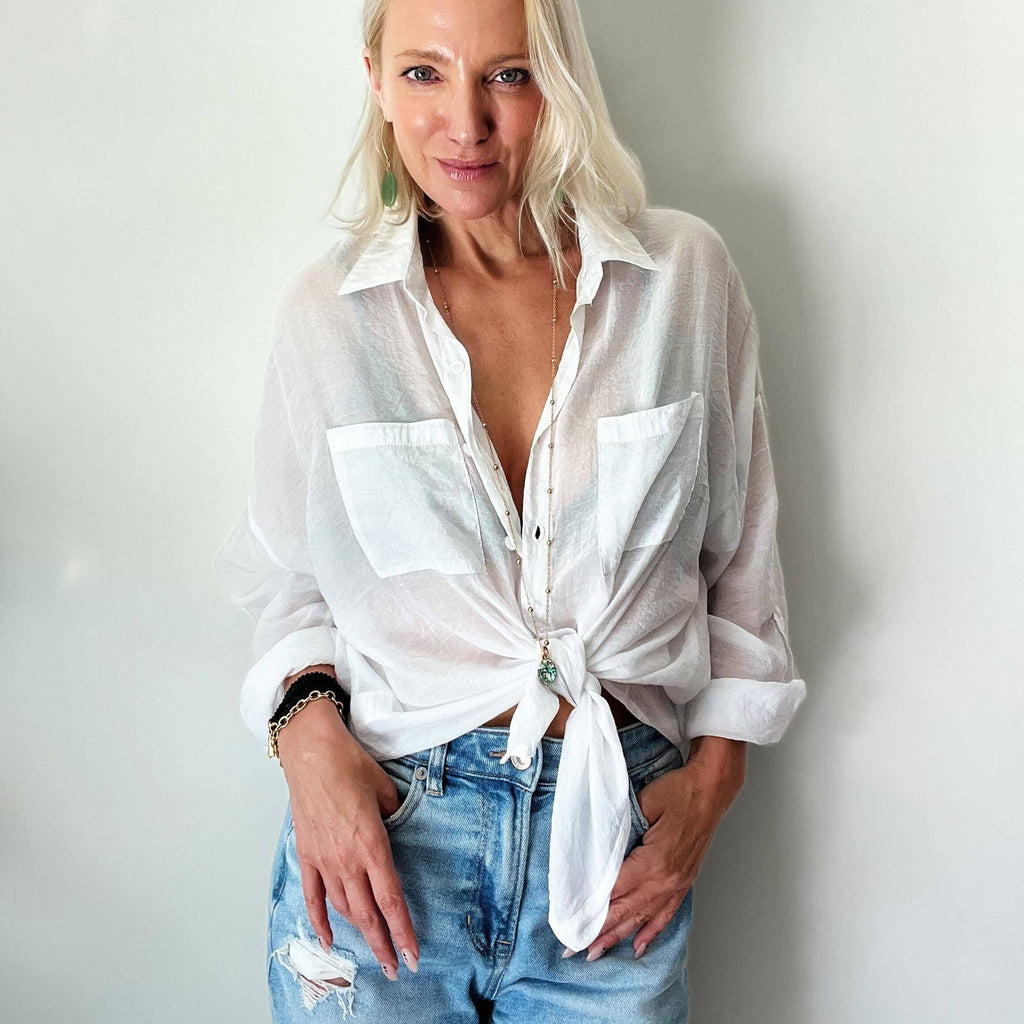 Badass Dainty Necklace: Antique Gold