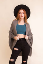 Bat Sleeve Knit Cardigan