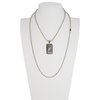 Resilient AF Tag Necklace: Antique Gold