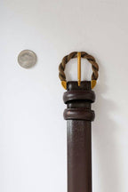 Twisted Buckle Belt - Leather