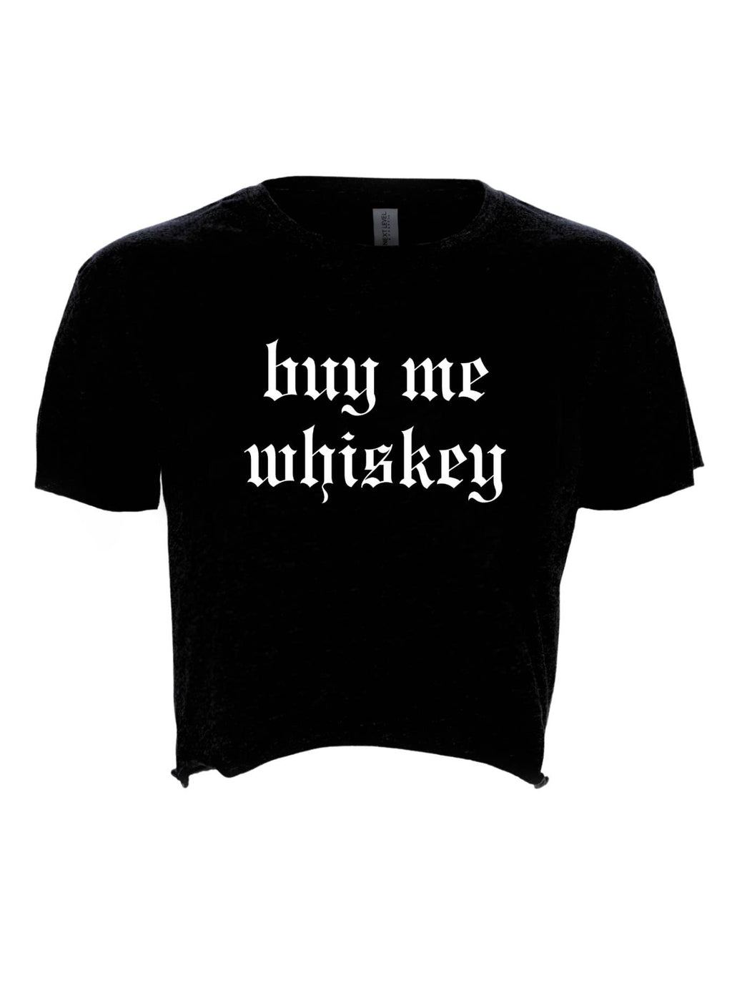 Buy Me Whiskey Cropped T-Shirt