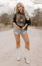 Desperado Oversized 80's Cropped T shirt