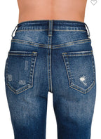 Dark Wash Straight Leg Jeans