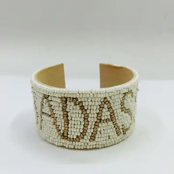 Badass Beaded Cuff Bracelet