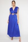 Royal Blue Cutout Maxi Dress