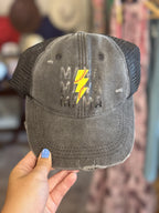 Mom Distressed Hats
