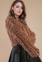 Shaggy Sweater Jacket