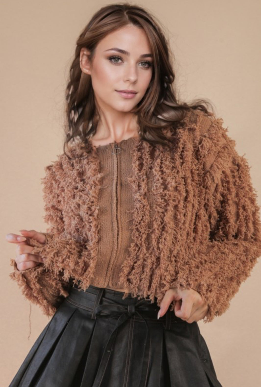 Shaggy Sweater Jacket