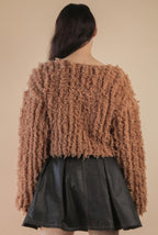 Shaggy Sweater Jacket