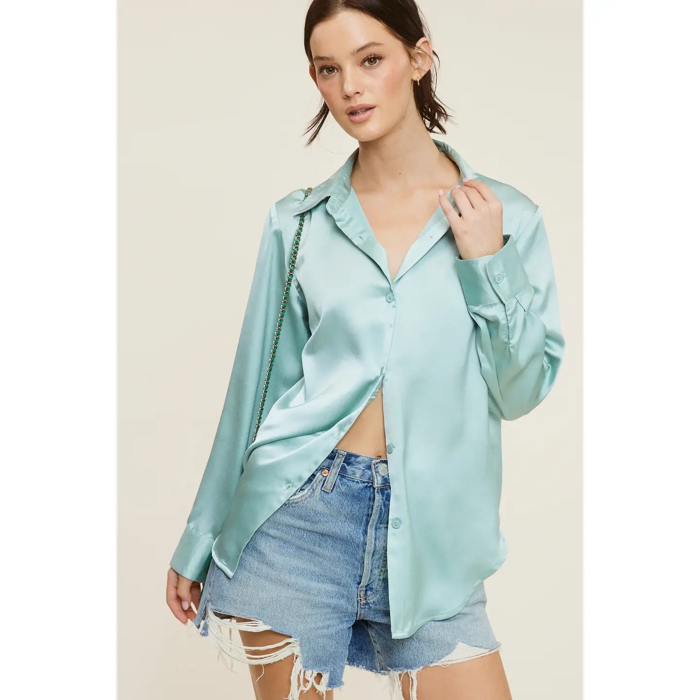 Paris Satin Blouse