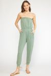 Strapless Olive Jumpsuit