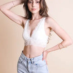 Padded Plunge Lace Bralette