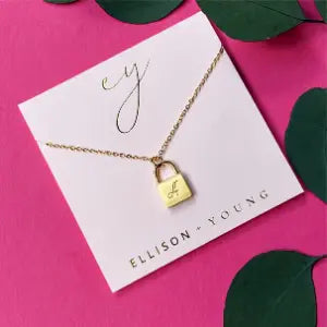 Initial Locket Necklace A-Z