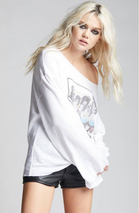 Kiss Love Gun Bell Sleeve Top