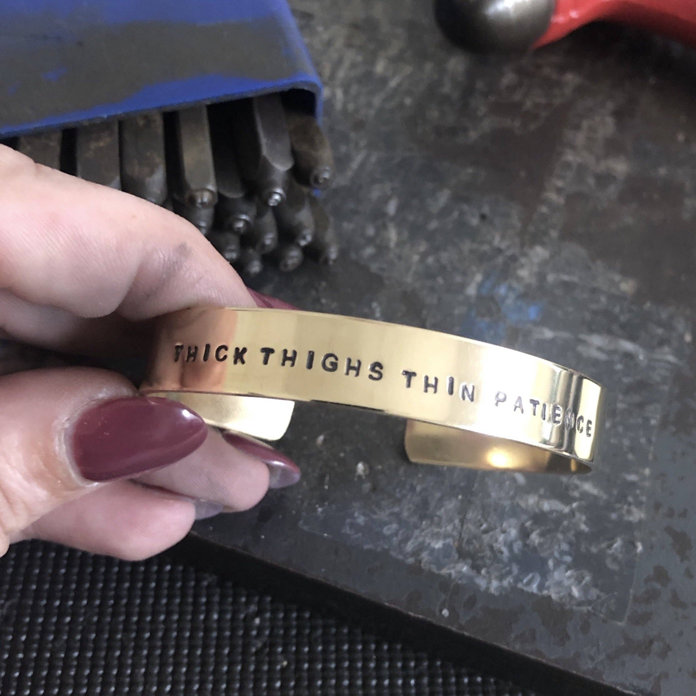 Thick Thighs Thin Patience: Gold