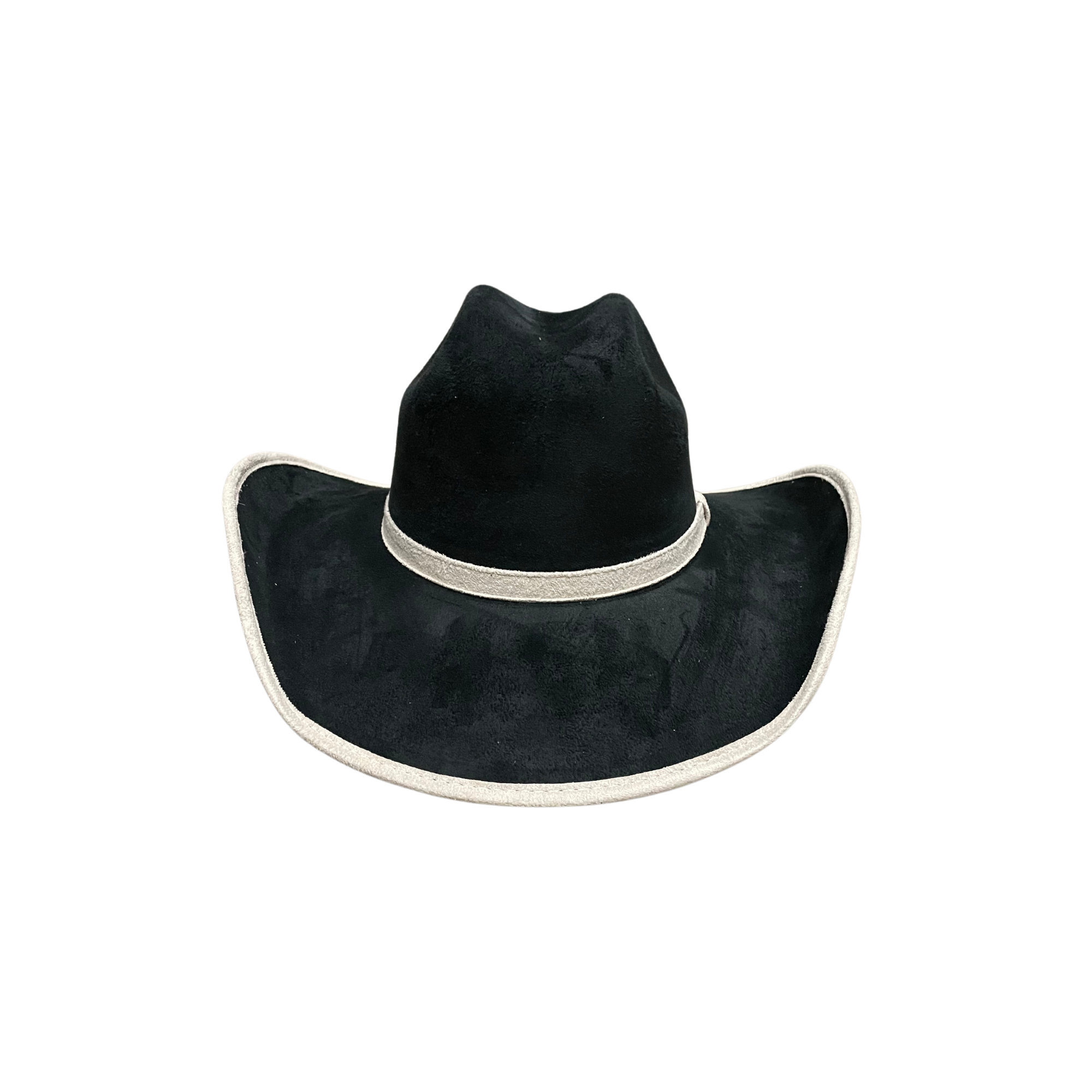Unisex Vegan Suede Western Cowboy Hat: Peacock Blue / Medium (56-58cm)