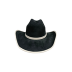 Unisex Vegan Suede Western Cowboy Hat: Red / Medium (56-58cm)