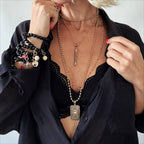 Resilient AF Tag Necklace: Antique Gold