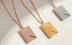 Love Letter Necklace 14k Gold