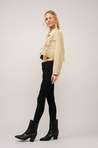 Long Live Cowgirls Patch  Denim Jacket
