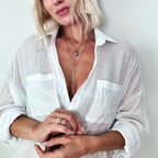 I Am Free Key Dainty Necklace: Silver