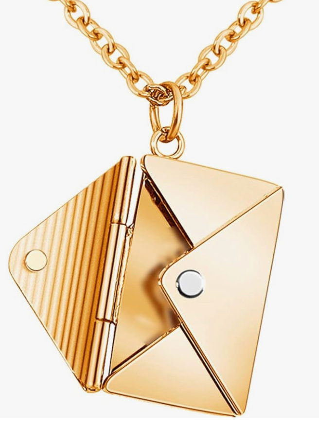 Love Letter Necklace 14k Gold