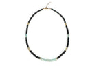 MINI BEADED HEMATITE & CHALCEDONY