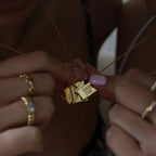 Love Letter Necklace 14k Gold