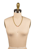 Octavia Single Crystal Tennis Necklace - Pink