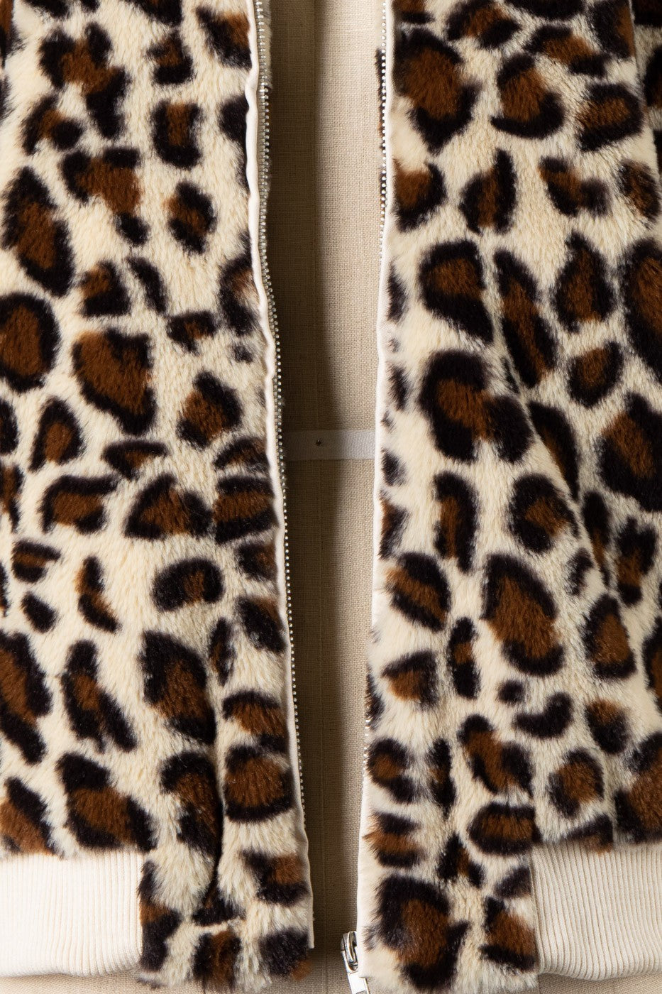 Leopard Sherpa Jacket
