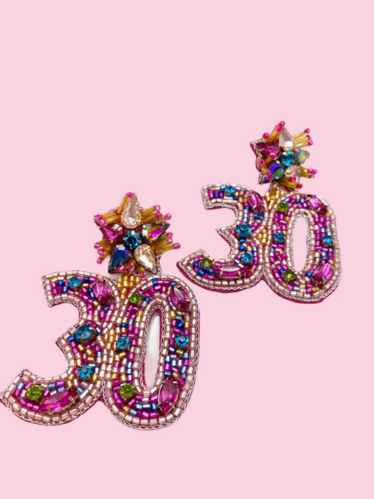 #30 Birthday Earring