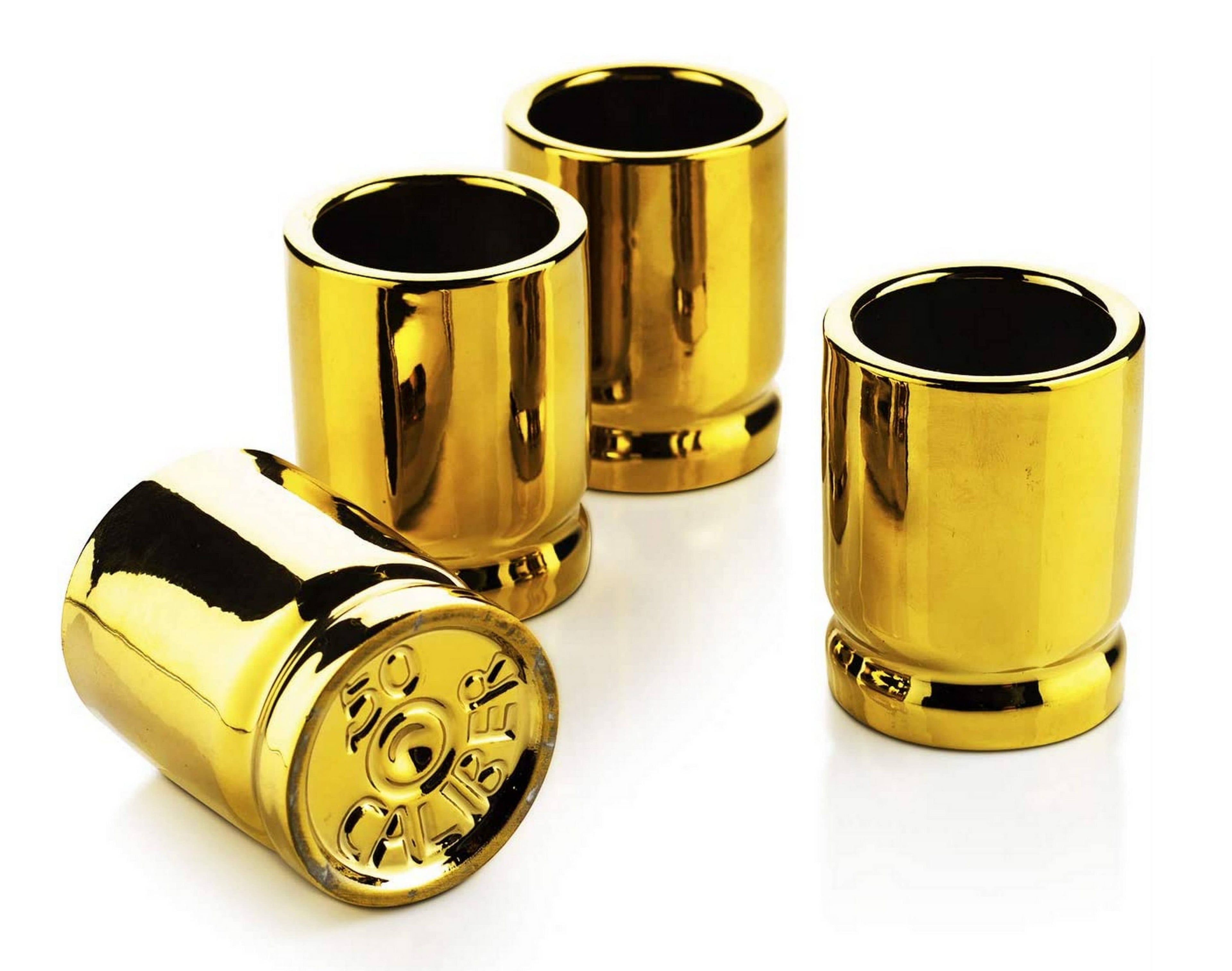 50 Caliber Shot Glasses Set - Set of 4