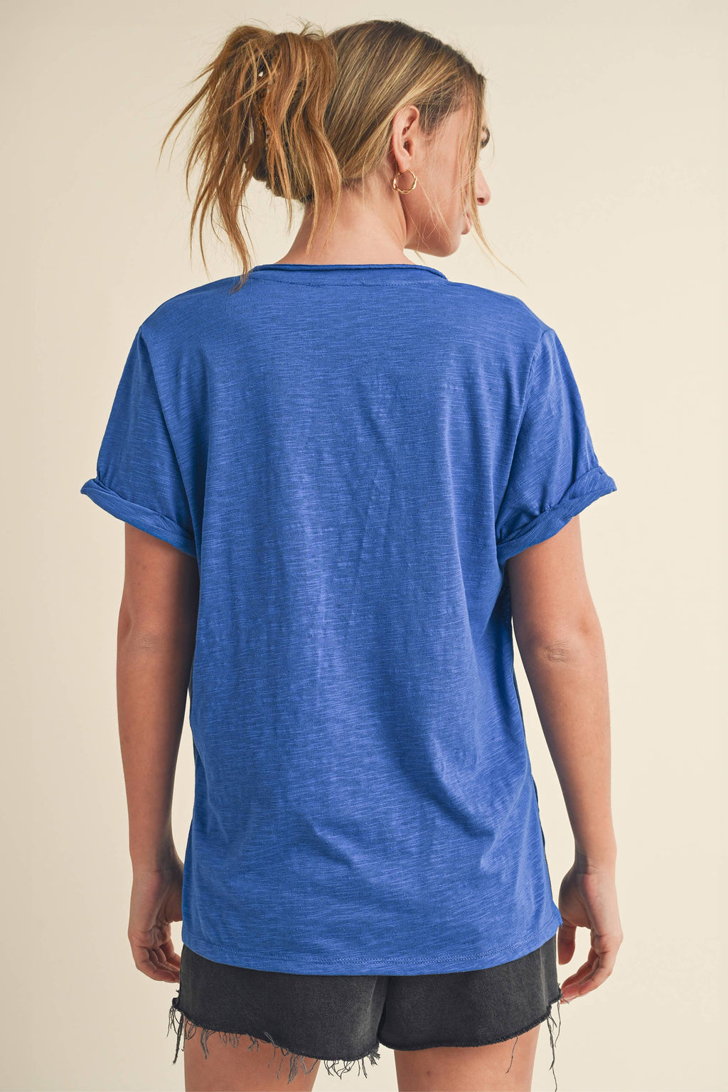 Zoe V-Neck Short Sleeve Tshirt