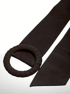 Nivea suede leather belt.: Red