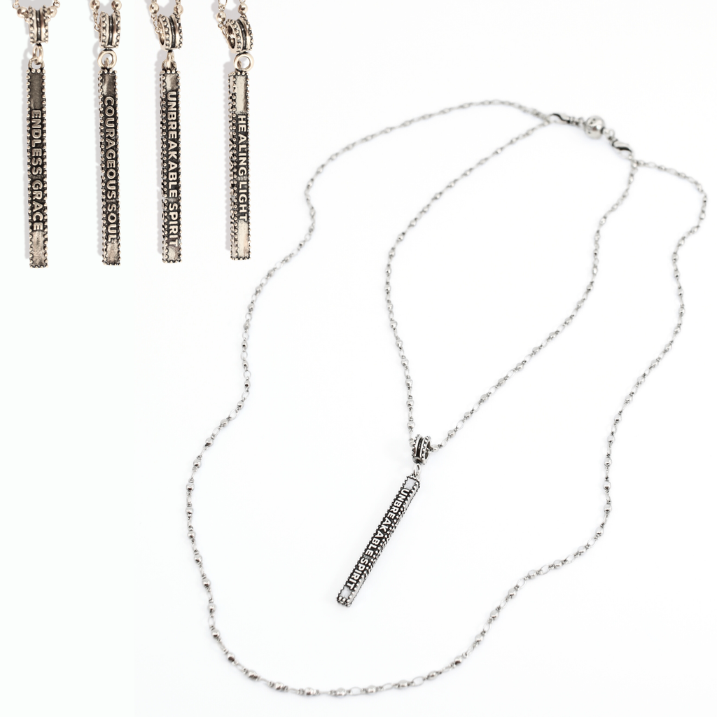 Healing Light Necklace: Silver