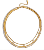 Stevie Triple Chain- Layers of steel Chains 