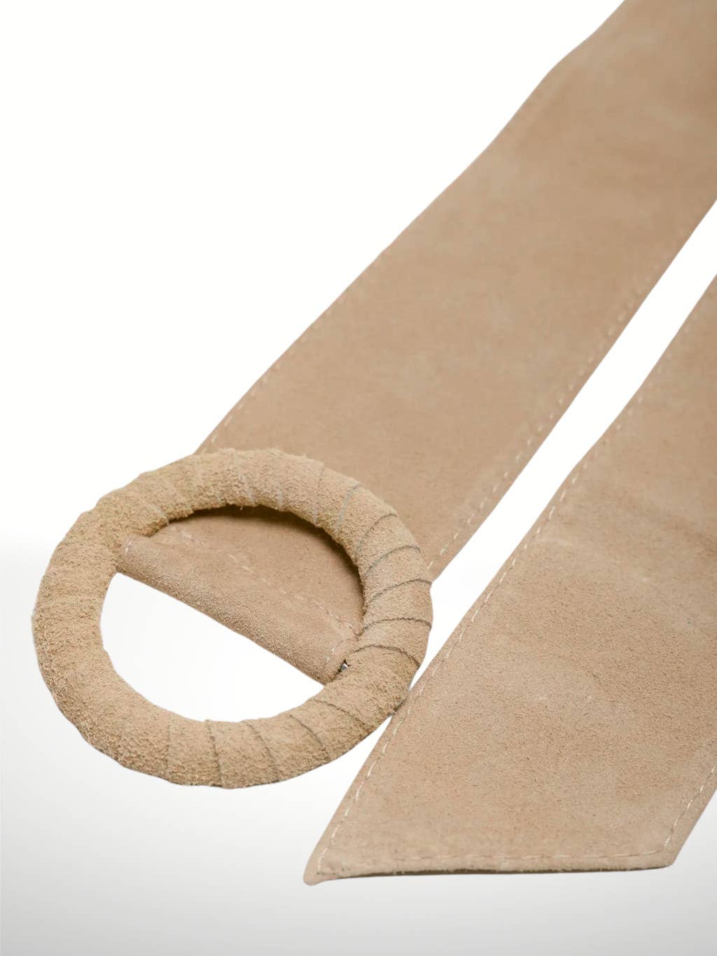 Nivea suede leather belt.: Red