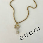 Repurposed Vintage GG Key Necklace