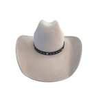 Unisex Vegan Suede Western Cowboy Hat: Red / Medium (56-58cm)