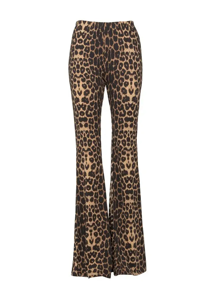 Leopard Bell Bottoms