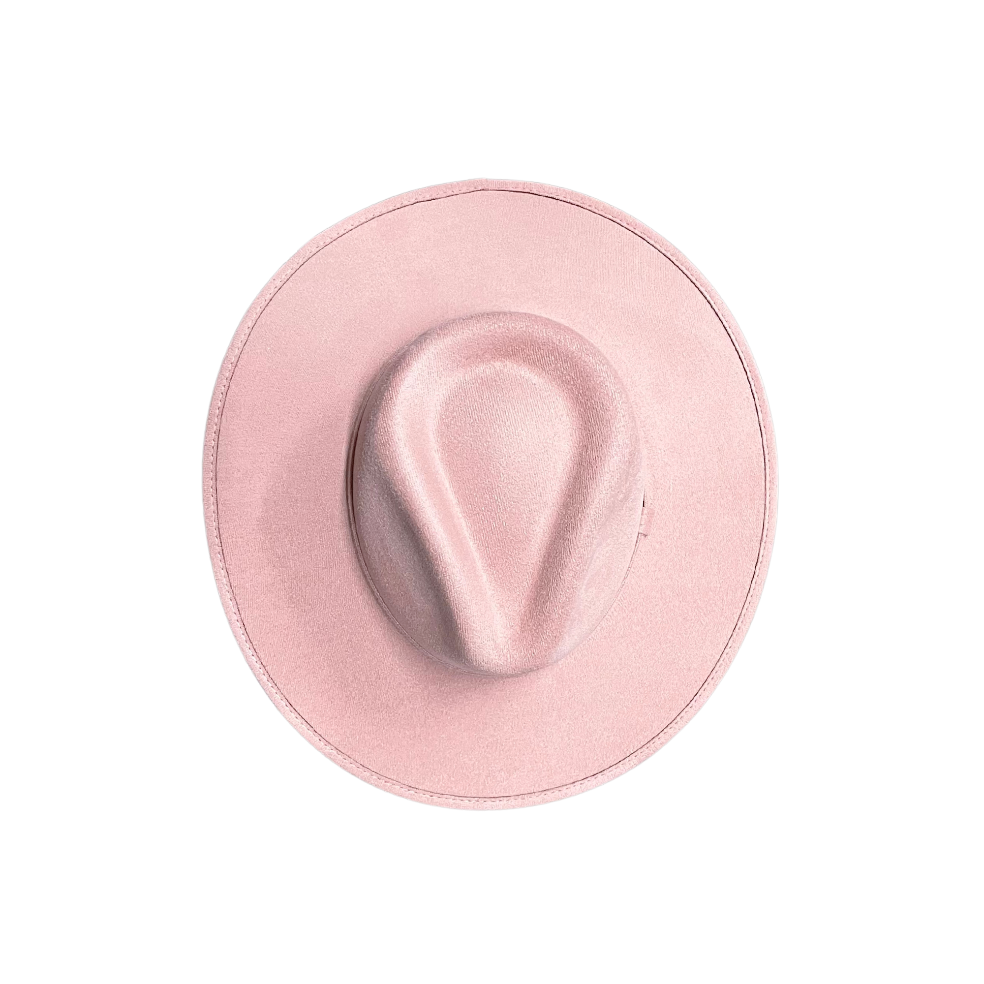 Vegan Suede Rancher Hat: Taupe