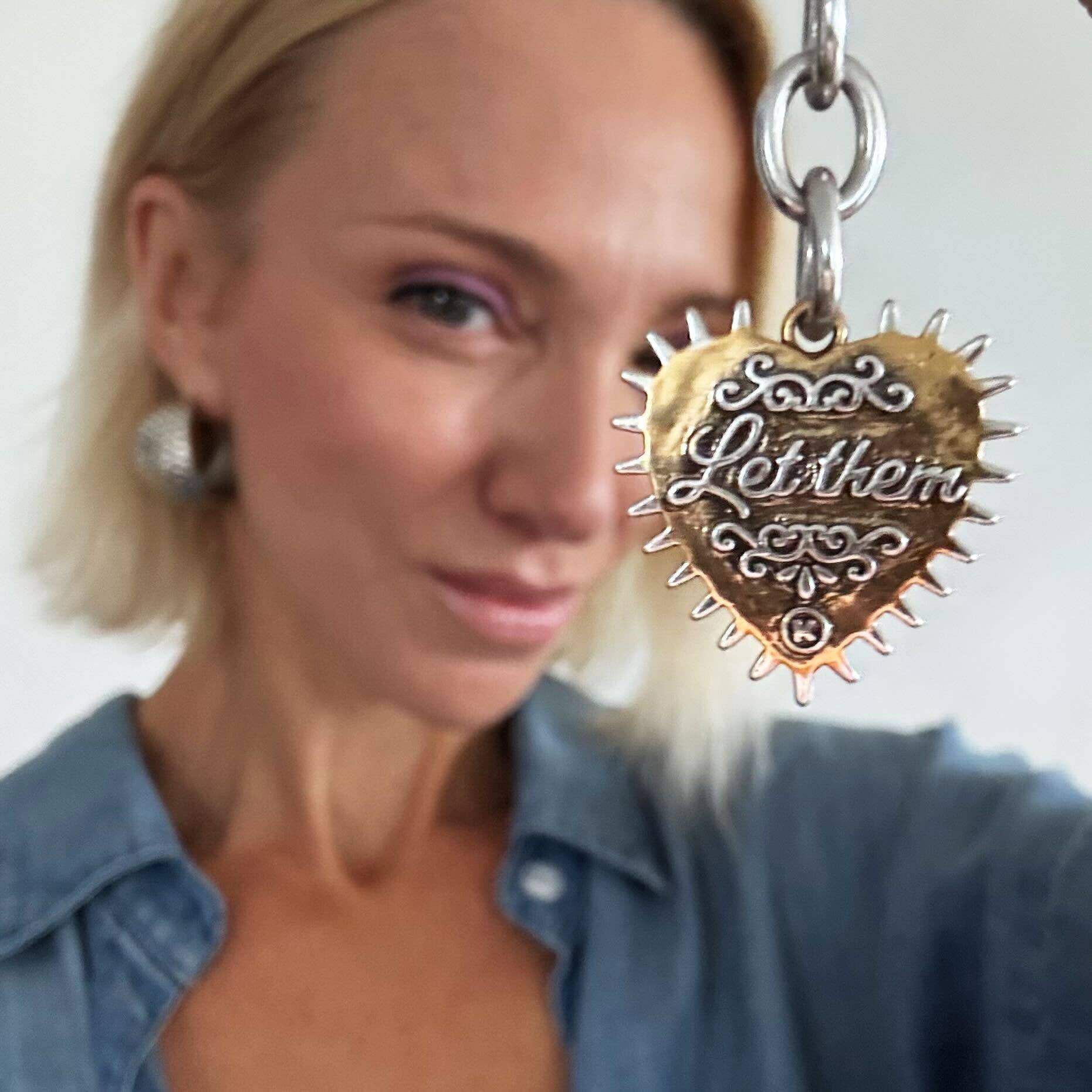 Let Them Heart Adjustable Choker Limited Edition Necklace