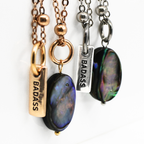 Badass Dainty Necklace: Silver