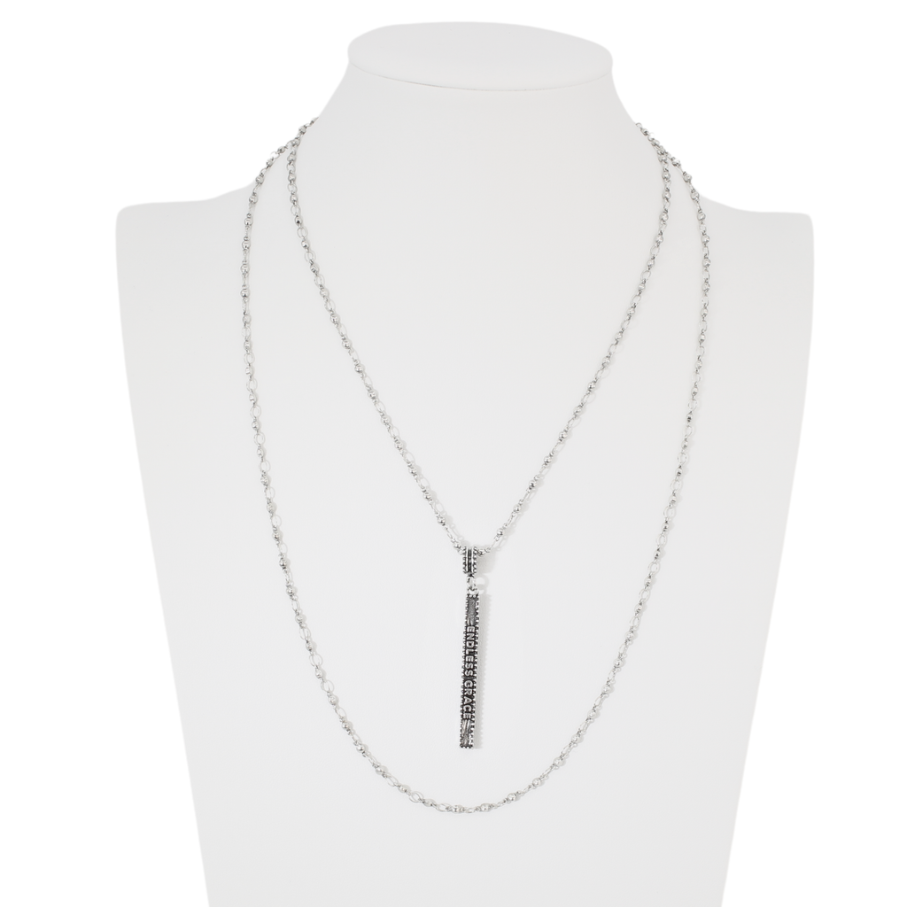 Healing Light Necklace: Silver