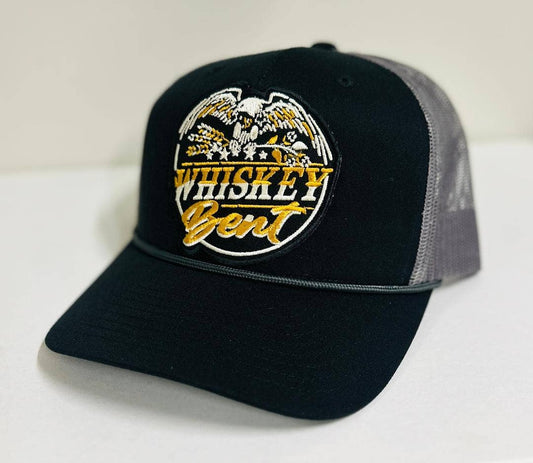Whiskey Bent Richardson Rope Hat : Black/Charcoal
