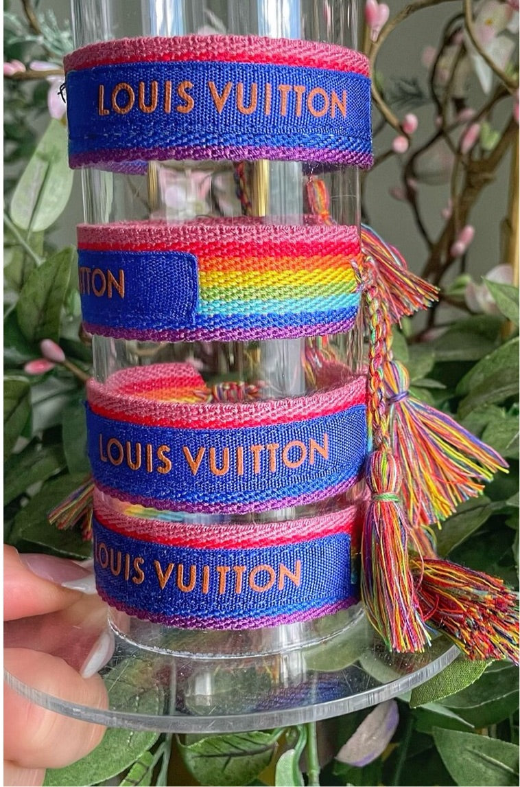 Designer Ribbon Tassel Bracelet
